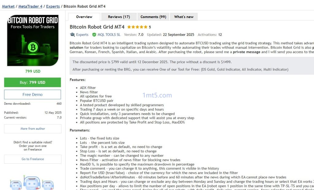 图片[4]交易的工具|外汇EA|外汇论坛|MT4指标|MT5软件|EA源码|MQL编程|跟单系统|马丁格尔|狼行天下|财经东北路|ctrader|蜡烛图技术|外汇知识|自动化交易Bitcoin Robot Grid MT4交易的工具|外汇EA|外汇论坛|MT4指标|MT5软件|EA源码|MQL编程|跟单系统|马丁格尔|狼行天下|财经东北路|ctrader|蜡烛图技术|外汇知识|自动化交易1mt5